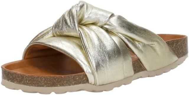 VERBENAS Slippers Dames Rainbow Leer Goud - Foto 2