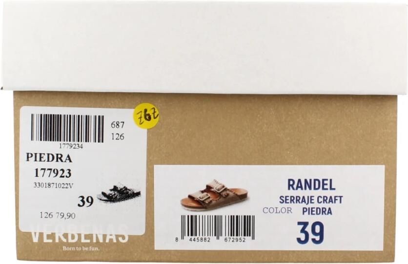 Verbenas Randel Slippers Dames Beige - Foto 6