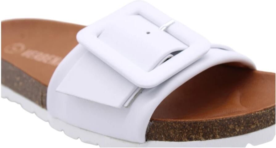 Verbenas 3304020014 Reiko Ecobrush Damesschoenen Muiltjes Blanco - Foto 3