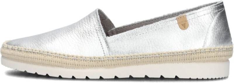 VERBENAS Espadrilles Dames Noa Maat: 37 Materiaal: Leer Kleur: Zilver - Foto 4