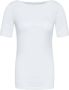 Vero Moda Witte Top met Boot Hals en Korte Mouwen - Thumbnail 1