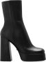 Versace Aevitas laarzen met hak van leer Zwart Dames - Thumbnail 1