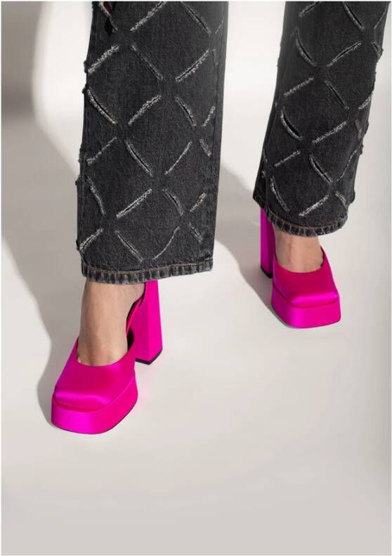 Versace Aevitas platform pumps Roze Dames