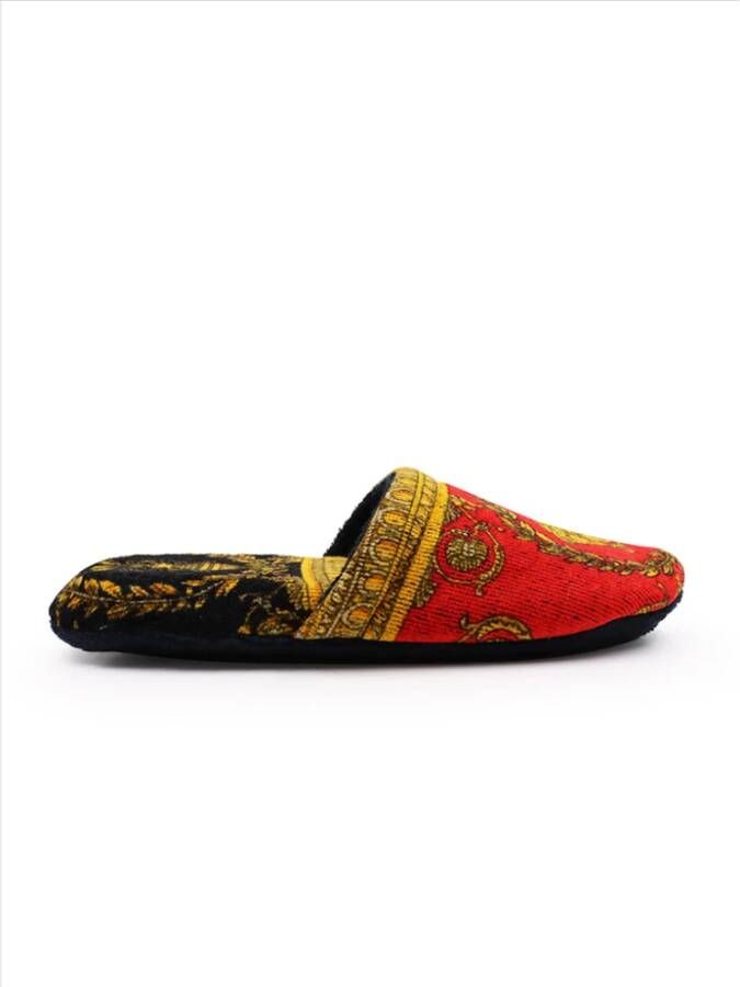 Versace I ♡ Baroque Slippers Rood