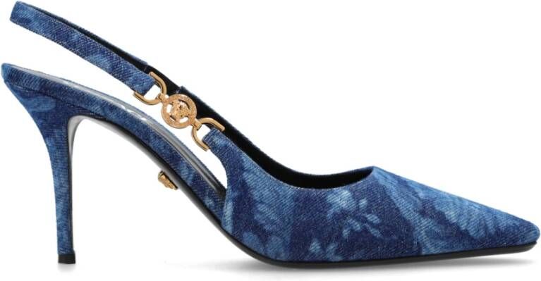 Versace Barocco pumps Blue Dames