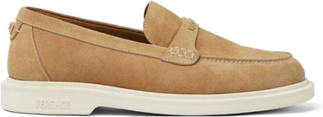 Versace Giuliano Suède Loafers