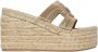 Versace Beige Wedge Sandaal met Iconisch Design - Thumbnail 1