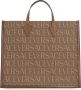 Versace Canvas en leren boodschappentas - Thumbnail 1