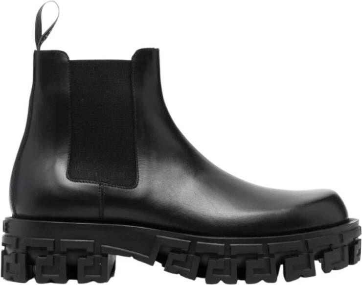 Versace Chelsea Boots Zwart Heren