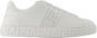 Versace Low-Top Sneakers Cotton White in wit - Thumbnail 1