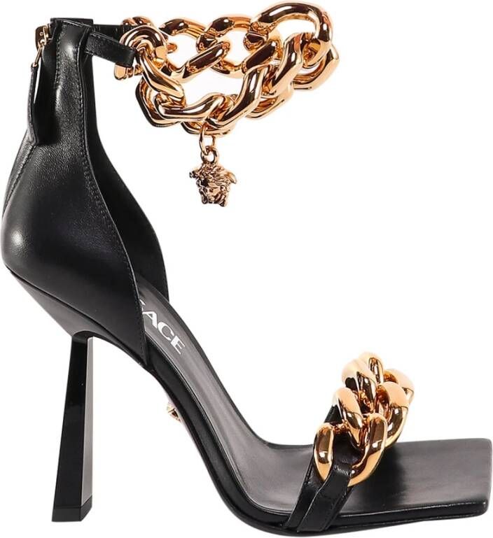 Versace Dames Schoenen Sandalen Zwart Aw23 Black Dames