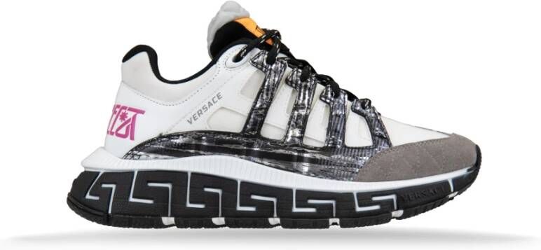 Versace Dames Veterschoenen met Suède Hiel