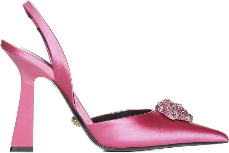Versace Elegante Slingback Hakken Pink Dames