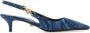 Versace Geborduurde Denim Pumps - Thumbnail 1
