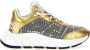 Versace Gelamineerde leren sneaker - Thumbnail 1