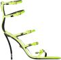 Versace Gele Sandalen Puntige Neus Gesp Rits Green Dames - Thumbnail 1