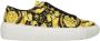 Versace Gouden Stoffen Casual Sneakers met Prints - Thumbnail 1