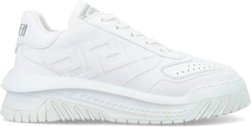 Versace Grieks Motief Lichtgewicht Sneakers White Heren