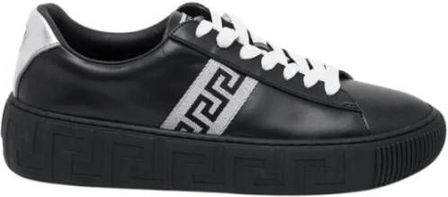 Versace Greca Zwart Zilver Heren Sneakers