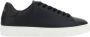 Versace Grieks geëtste kalfsleren sneakers met monogram Black Heren - Thumbnail 1