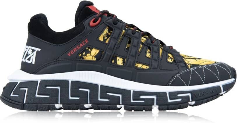 Versace Grieks Motief Veterschoenen voor Dames