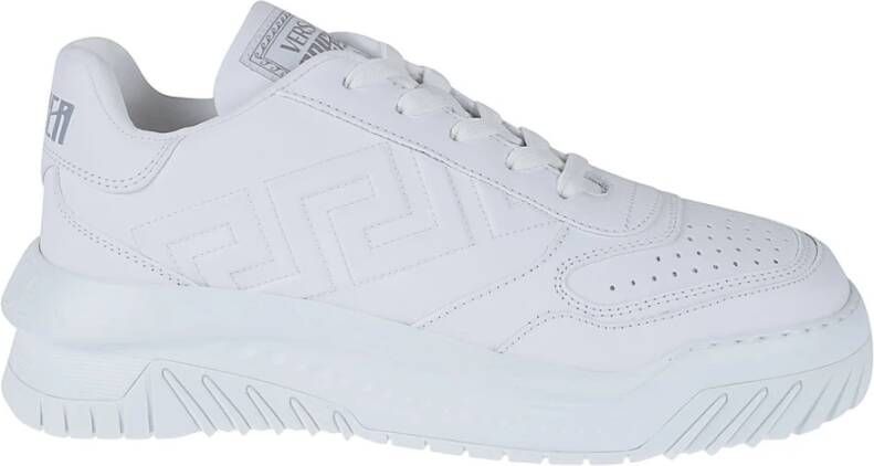 Versace Grieks Motief Lichtgewicht Sneakers White Heren