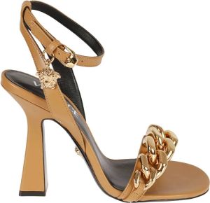 Versace High Heel Sandals Bruin Dames