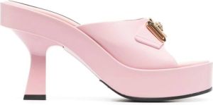 Versace High Heel Sandals Roze Dames