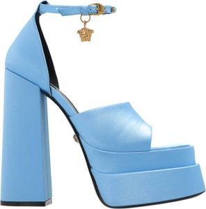 Versace Hoge hiel sandalen Blauw Dames