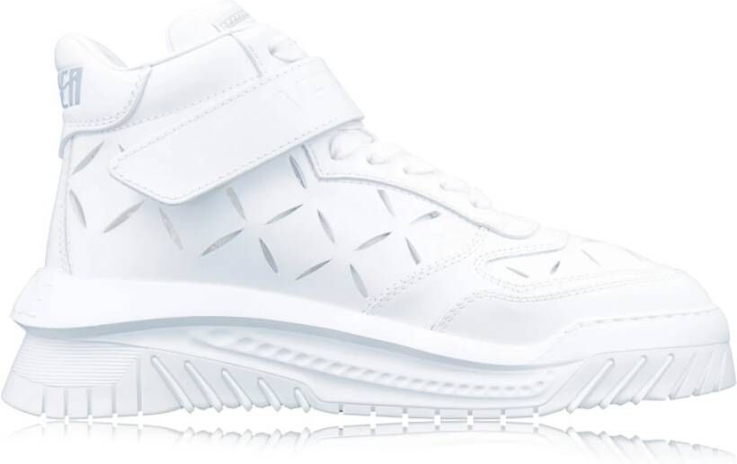 Versace Hoge Sneakers met Veters Klittenband