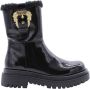 Versace Jeans Couture Drew Naplak Mode Winterlaarzen Black Dames - Thumbnail 2