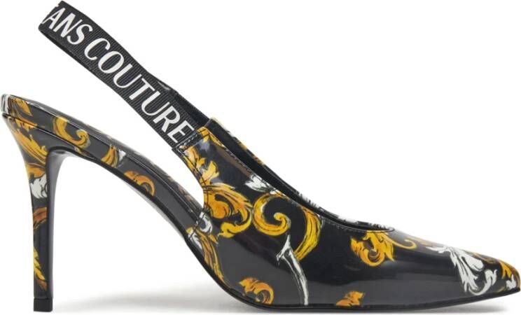 Versace Jeans Couture Baroque Sling Back Stiletto Hakken