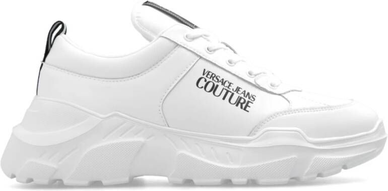 Versace Jeans Couture Bedrukte sneakers White Heren