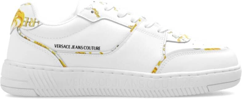 Versace Jeans Couture Bedrukte sneakers White Dames
