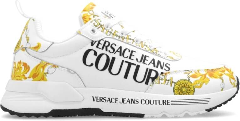 Versace Jeans Couture Witte Sneakers voor Dames Aw23 White Dames