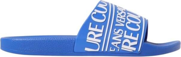 Versace Jeans Couture Blauwe Casual Slippers
