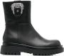 Versace Jeans Couture Zwarte casual gesloten laarsjes Zwart Dames - Thumbnail 4