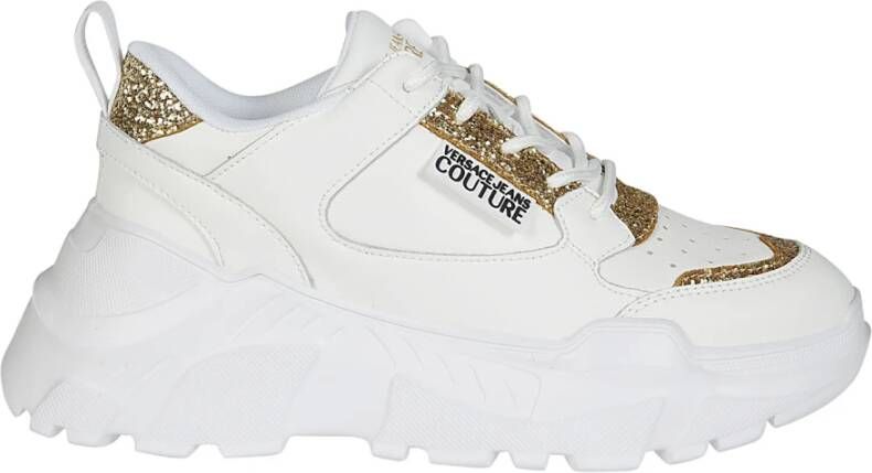 Versace Jeans Couture Casual Sneakers voor dagelijks gebruik White Dames