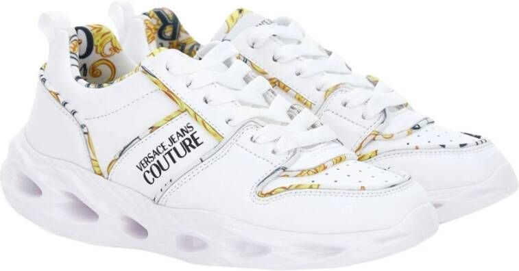 Versace Jeans Couture Dames Sneakers Hoogwaardige Casual Schoenen White Dames