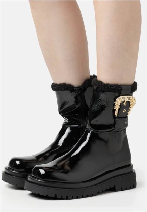 Versace Jeans Couture Drew Naplak Mode Sneakers Blauw Dames