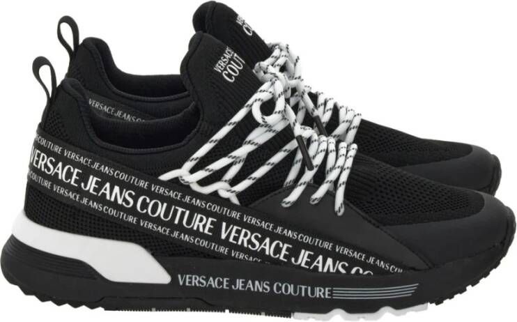 Versace Jeans Couture Shoes Sneakers 73Va3Skl Zp013 899 Black Zwart - Foto 18