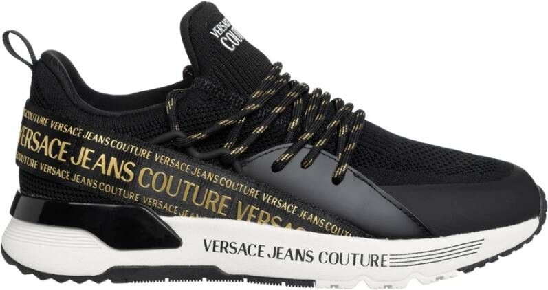 Versace Jeans Couture Dynamic Logo Sneakers Black Dames