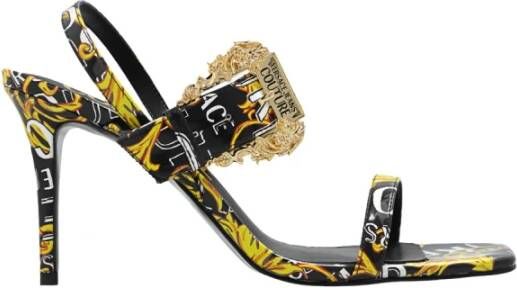 Versace Jeans Couture Emily Verhoogde Sandalen Black Dames
