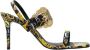 Versace Jeans Couture Multicolor Barok Print Hoge Hak Sandalen Multicolor Dames - Thumbnail 4