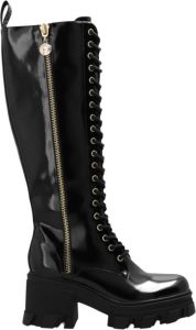 Versace Jeans Couture Enkellaarzen met hak Zwart Dames