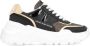 Versace Jeans Couture Glitter Low-top Sneakers met Leren Hiel - Thumbnail 1