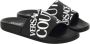 Versace Jeans Couture Rubberen slippers Zwart Heren - Thumbnail 1
