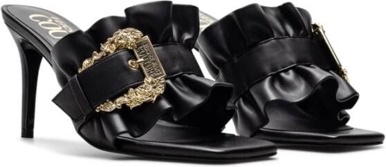 Versace Jeans Couture Heeled Mules Zwart Dames