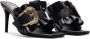 Versace Jeans Couture Stijlvolle Zwarte Hakken Mules Black Dames - Thumbnail 5