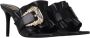 Versace Jeans Couture Stijlvolle Zwarte Hakken Mules Black Dames - Thumbnail 4